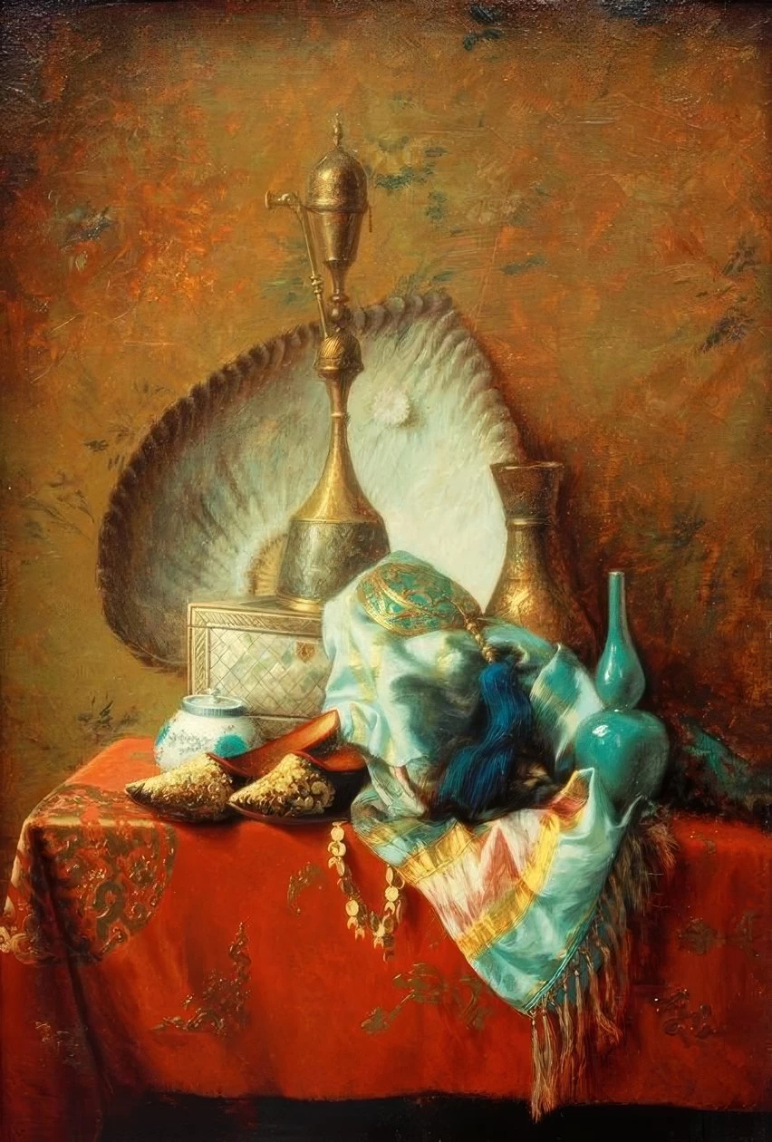 Alfred Émile Stevens - 129, Natura morta, 1878